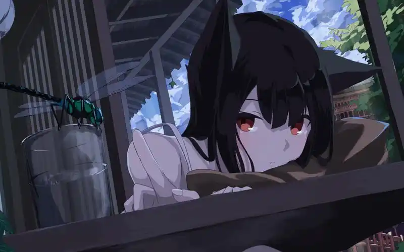 甜美高清动漫美女桌面壁纸图片