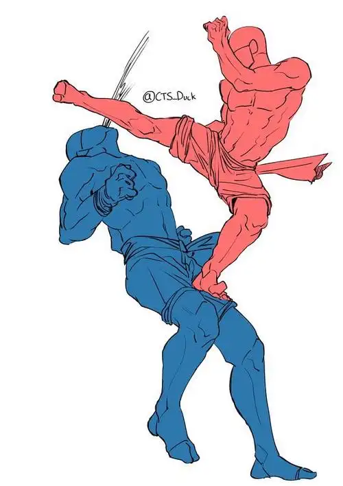 你们不要再打啦经典人体打斗姿势参考