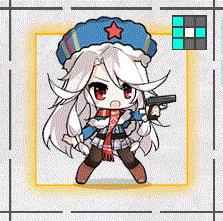 少女前线gif:手游《少女前线》枪械美少女全员卡通q版gif动图图片