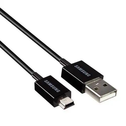 三星mini usb2.0 原装数据线 g810 i8510 m8800手机充电线 黑色0.5m