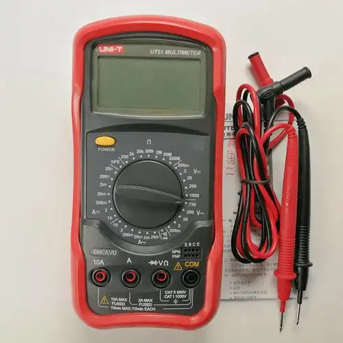 uni-t/优利德通用型数显万用表 数字多用表ut51电压电流电阻-阿里巴巴