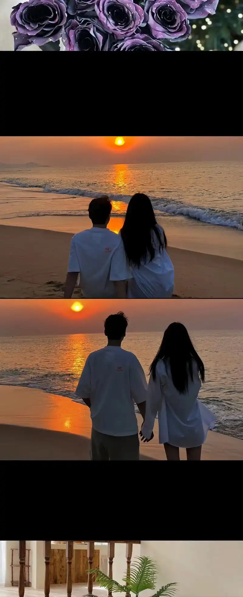 "年轻要任性外出 要尽兴热恋" #海边拍照 #夕阳下的背影 - 抖音