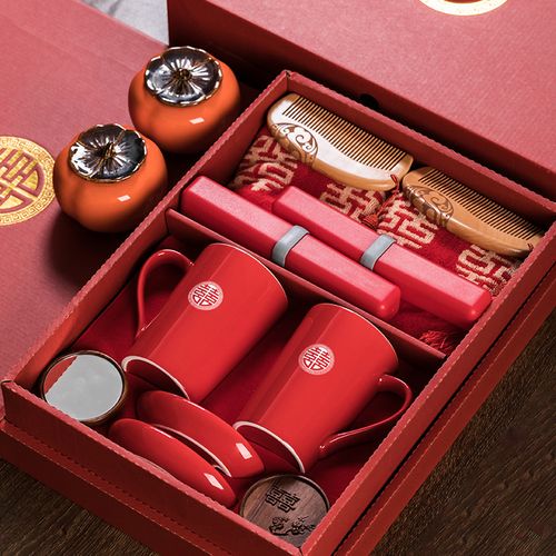 陪嫁套装娘家高档女方结婚物品大全结婚嫁妆洗漱用品大全新婚礼物