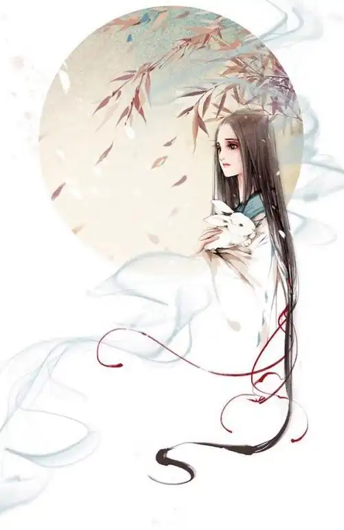 古风美女 中国风 唯美 忧伤意境美 手绘古风 插画