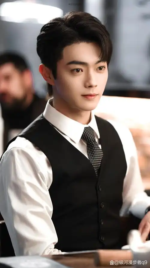 许凯# #许凯韩廷#  许凯西装革履,帅气逼人,工作中的专注眼神,热怂