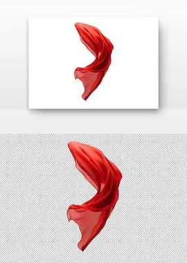 红色飘带免抠元素素材50张
