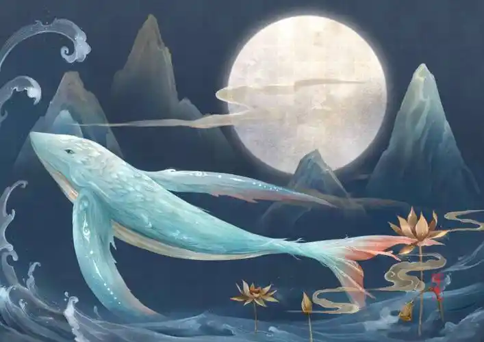 原创仙气飘飘的古风人物插画犹如想象中的梦幻之境一般