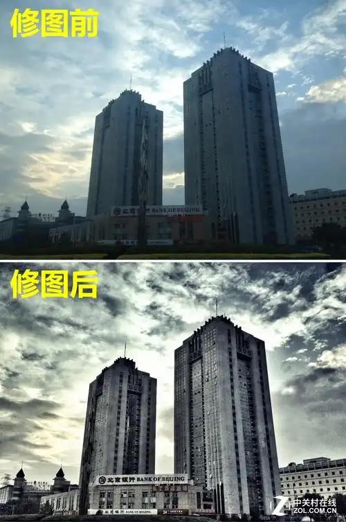 上下对比,修图的重要意义十分明显了