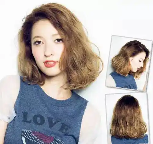 齐肩卷发也是美美哒