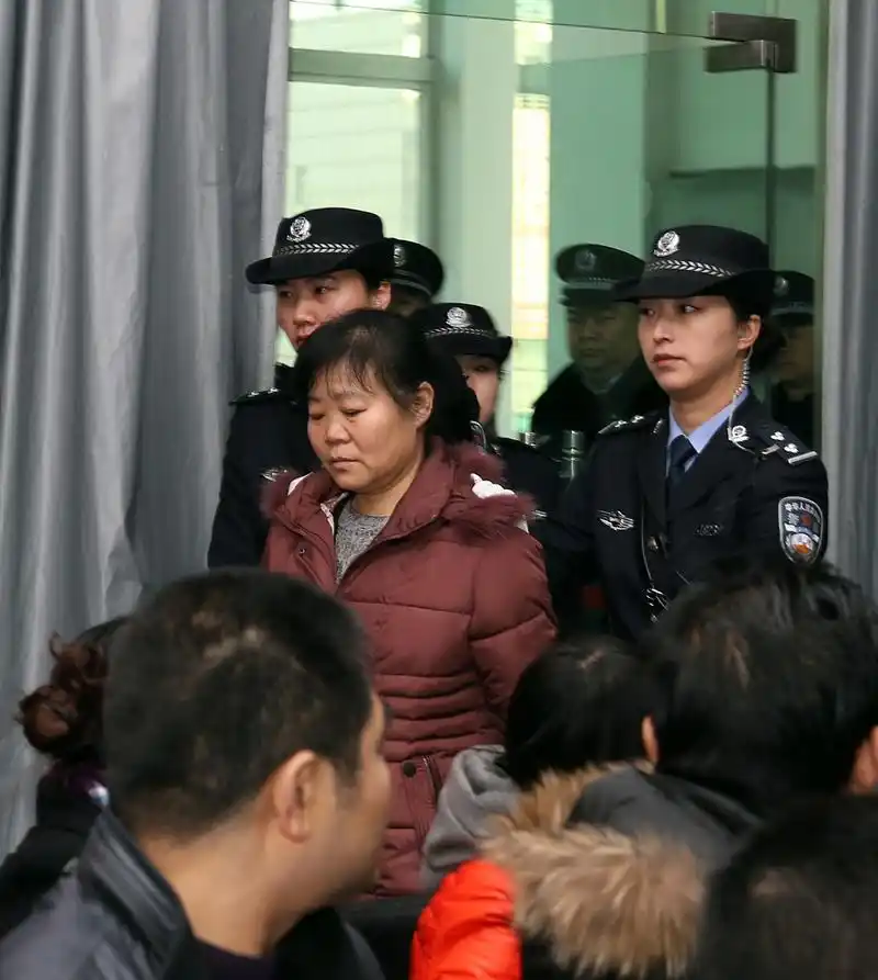 2014年,53岁的张素霞即将被押赴刑场执行死刑.