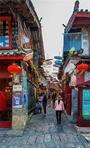 云南丽江古城四方街