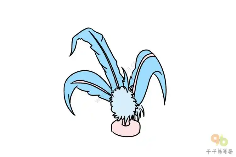 毽子简笔画步骤图大全集