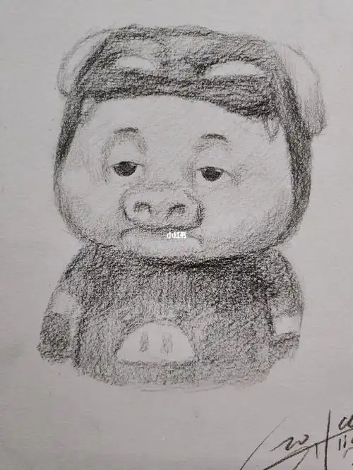素描猪猪侠