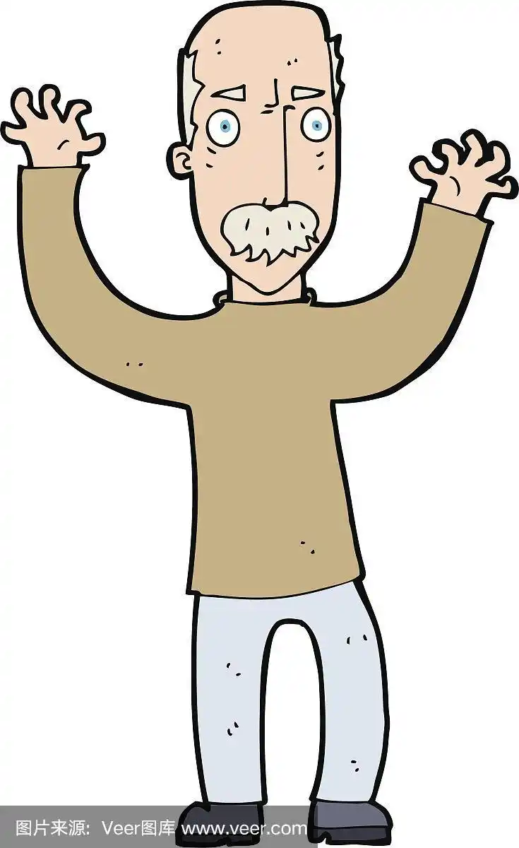 卡通愤怒的爸爸