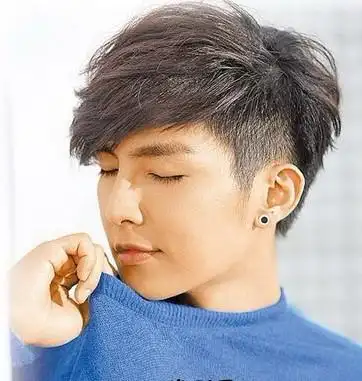 叛逆精神定型感的发型,而斜庞克发型则是在庞克发型的基础上加以改造