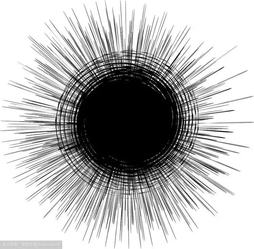 抽象艺术黑白几何