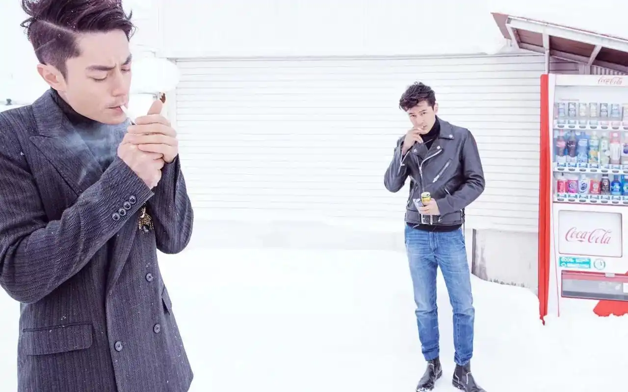 胡歌霍建华男人味烟熏爆表电脑壁纸图片下载