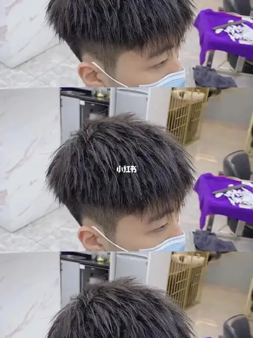 男生烫发男士短发男生发型@小红书视频号摩根烫锡纸烫