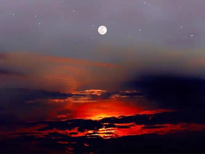 星月图_观念_poco摄影