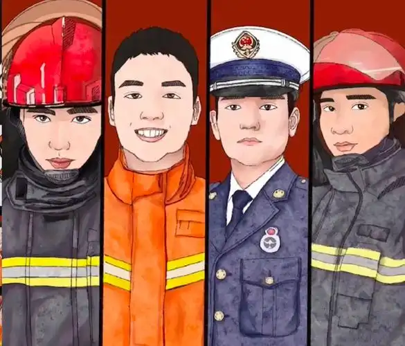 手绘蓝朋友定格瞬间温暖再现