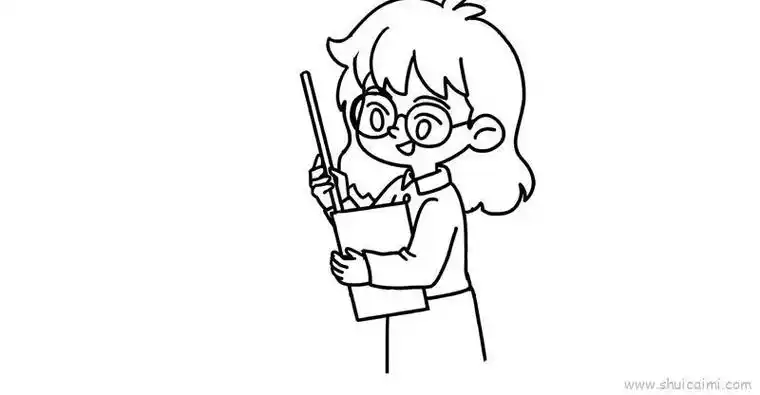 老师简笔画你可能感兴趣时尚辣妈简笔画小鲤鱼历险记卡通人物简笔画小