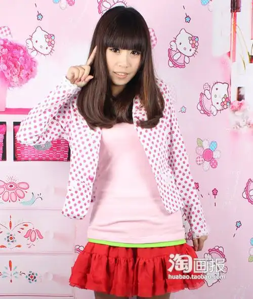 可爱学生甜美90后卡哇伊外套,非主流女生衣服