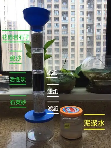 制作过滤器过滤泥浆水