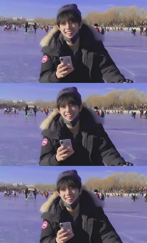 肖战三宫格壁纸