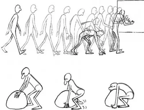 为了捕捉到动态的快速运动,就需要使用连续动作,方法就是画出每一个