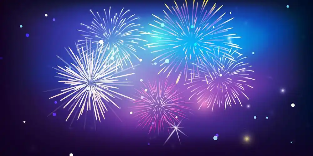 喜庆蓝色节日banner背景