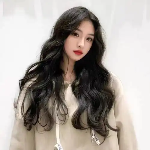 假发女中分长卷发自然蓬松大波浪2021新款气质时尚逼真卷发全头套