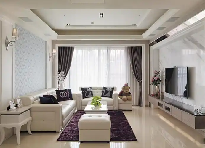 现代简约三居室105平米6.