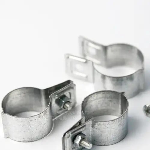 供应加强镀锌接地卡 铁质接线卡子 Ф20 加强型 品质保证图片