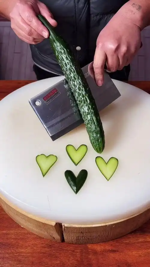 黄瓜最正确切法,这是真的高手!