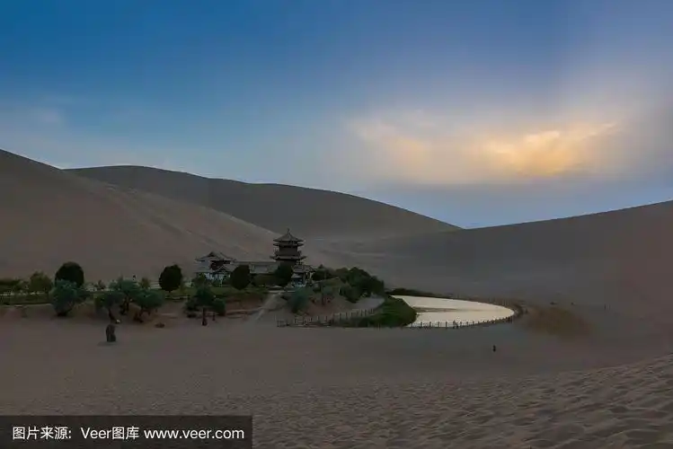 中国甘肃敦煌月牙湖