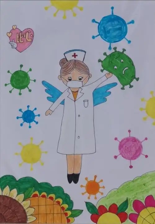 马陇萍老师作品《白衣天使》