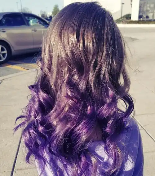 也是很沉闷的事,不如今年季天就来一点惊喜,换上一头紫色头发吧!