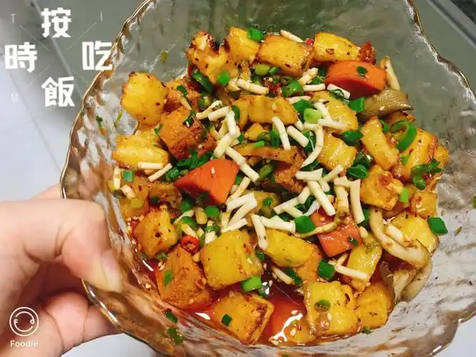 好吃的飞起的炸土豆味道一个字绝