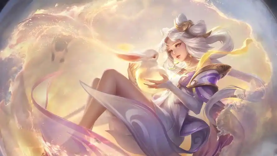 寒月公主嫦娥王者荣耀新英雄嫦娥4k壁纸3840x2160