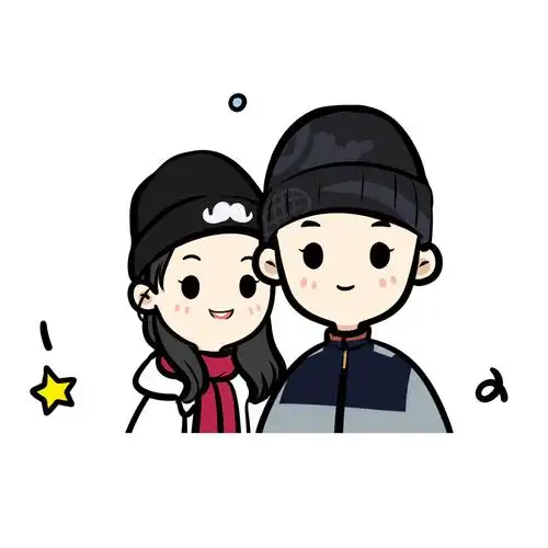 q版手绘头像设计情侣真人照片画卡通人物形象logo动漫画像定制作