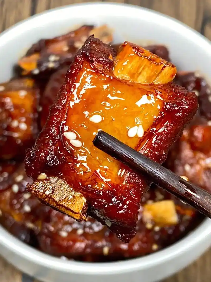 糖醋排骨|美食推荐.这个糖醋排骨真的是太香啦,我一个人能炫一 - 抖音