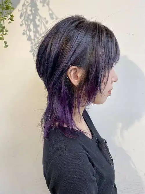 女发不论怎么剪,最好试试狼尾鲻鱼头,个性时尚超高