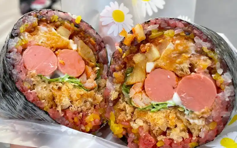 安庆美食 七彩糯米饭团天花板_哔哩哔哩_bilibili