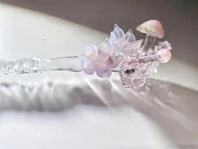 原创水晶花朵发簪教程预告