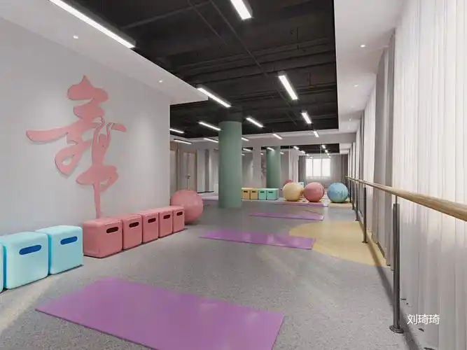 这样的舞蹈教室让你看了忍不住翩翩起舞|空间|商业空间设计|qi