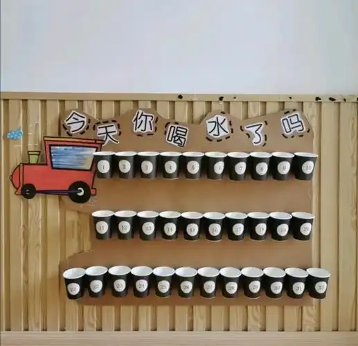 幼儿园饮水区环境创设集合|建议收藏