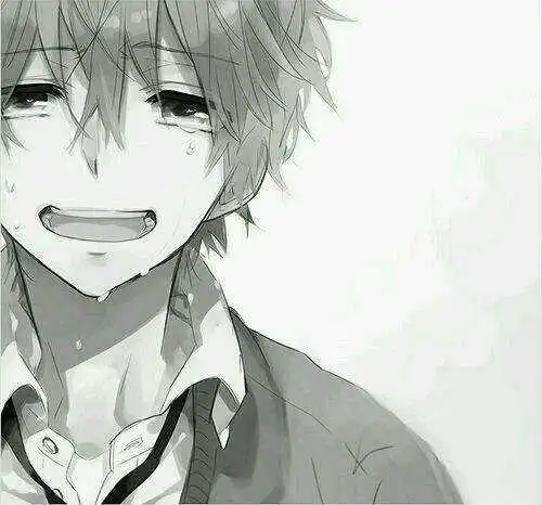 笑着哭男生动漫头像_动漫男生强笑着哭图片_动漫男笑着哭