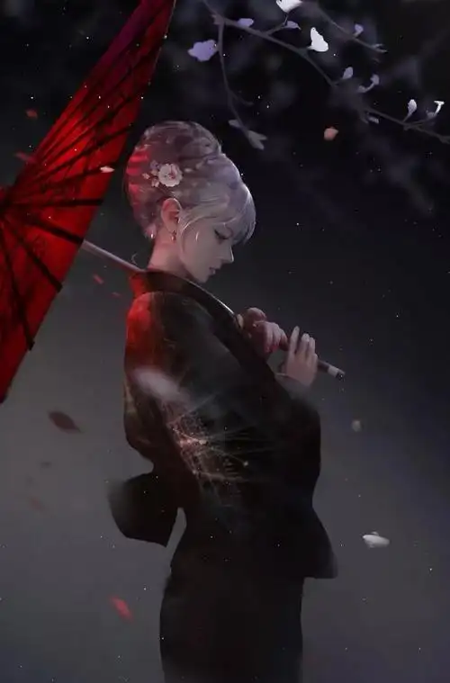 壁纸 暗黑系少女!做自己的女王!