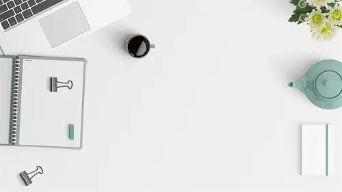 键盘笔记本桌面ppt背景图_ppt背景_ppt_ppt模板_办公素材