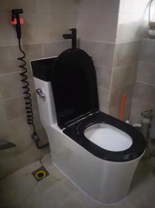 马桶-98环保节水水箱自带洗手盆,便后洗手,废水可以流入水箱得到